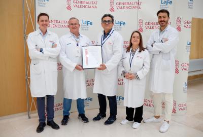 El servicio de Farmacia del Hospital La Fe obtiene la primera certificación de calidad ISO 90001-2015 en la gestión de Terapias Avanzadas
